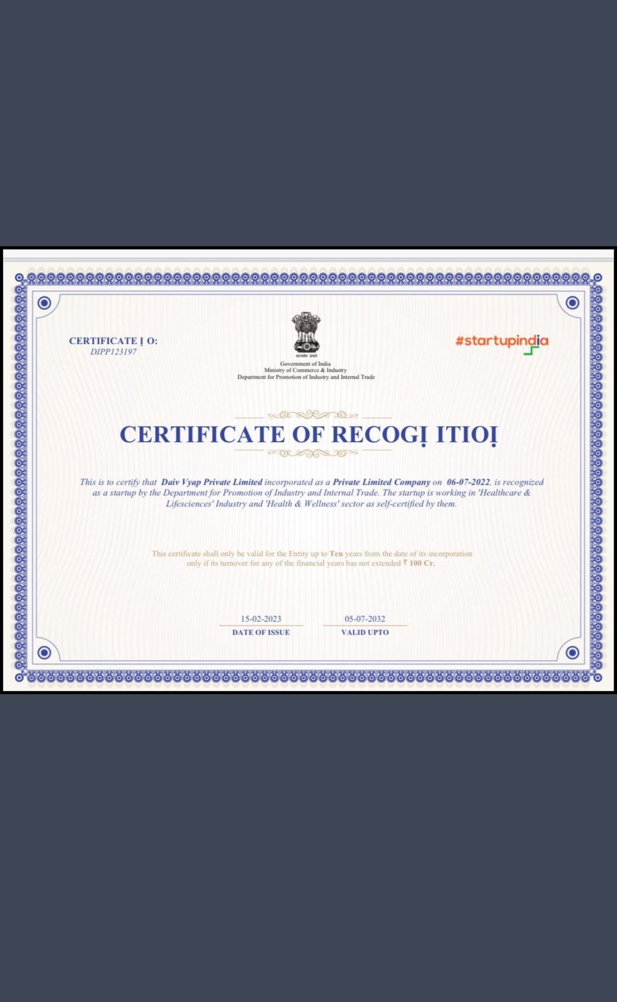 Certificate 5